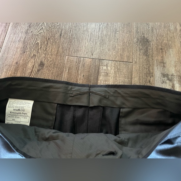 Ermenegildo Zegna Dark Grey Trofeo Wool Suit Pants US Size 44 - Picture 8 of 11